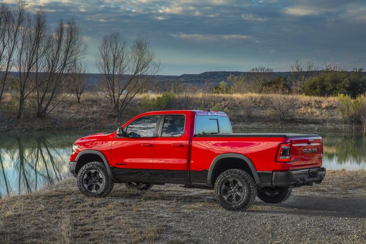 2019 Ram 1500 Red Exterior Side View